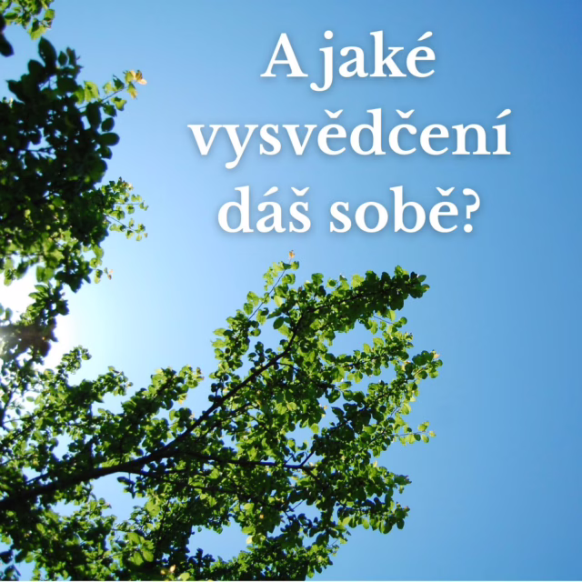 Špatné vysvědčení, co mám dělat?