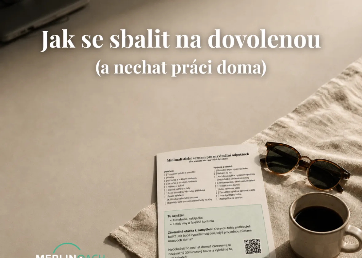 Jak se sbalit na dovolenou a nechat práci doma